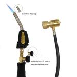 OEM Adjustable Flame Control Mapp Propane Torch with Self Ignition Trigger and 1