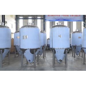 Insulated 1000L Conical Beer Fermenter with Glycol Jacket and Polyurethane