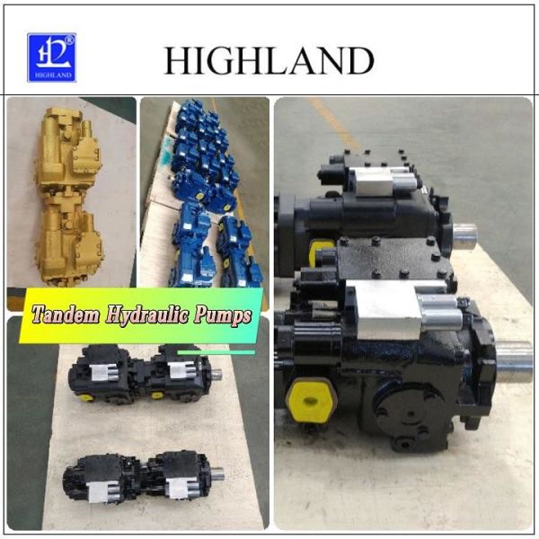 Quality Custom Design Tandem Hydraulic Pumps Variable Displacement for Mobile Applications for sale