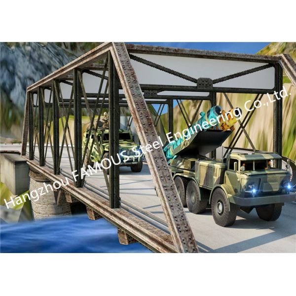 Buy cheap Customization Steel Military Bailey Bridge 40t Load Capacity For Truss from wholesalers