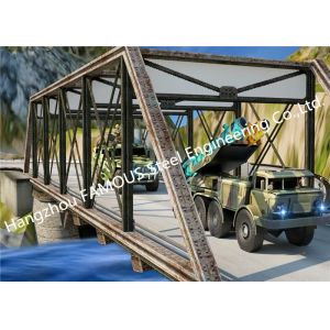 Buy cheap Customization Steel Military Bailey Bridge 40t Load Capacity For Truss from wholesalers