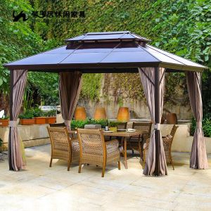 Buy cheap Gazebos With Polycarbonate Roof Outdoor Hardtop Gazebo Waterproof Gazebo from wholesalers