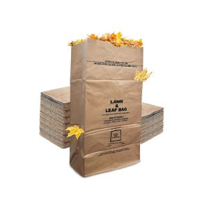 Buy cheap Kraft Brown Lawn Paper Bags Biodegradable Easy Opening from wholesalers