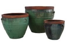 Buy cheap Rustic Garden Pots, Outdoor Pots, Ceramic Pots,9365 set3 product