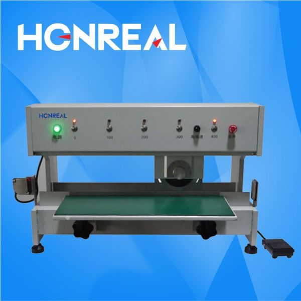 Quality 200mm/S PCB Cutting Machine , PCB V Groove Cutter For LED Bulb Assembly Line for sale