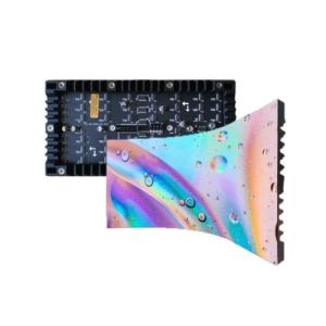 Buy cheap P1.538 Indoor Front Service Led Screen Thin Flexible Curved Led Panel Wall from wholesalers