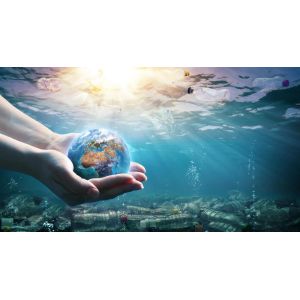 Buy cheap UNIFI YARN OCEAN RECYCLED 240T POLY PONGEE Recycled polyester fabric from wholesalers