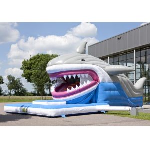 Buy cheap EN14960 Snappy Shark Jumping Castle Inflate Combo Commercial Grade from wholesalers