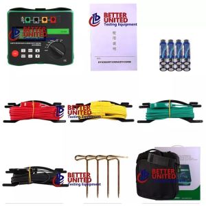 Digital Four Wire Soil Resistivity Tester Automatic Soil Testing Equipment