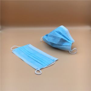 Adults Elastic 3 Ply Non Woven Face Mask Without Valve Blue or Customized