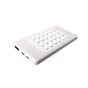 China Sucker Wireless Charging Plastic Power Bank 5000mah Capacity Long Lifespan on sale