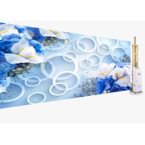 Cmyk 3d Wall Mural Printer Automatic Color Matching Technology