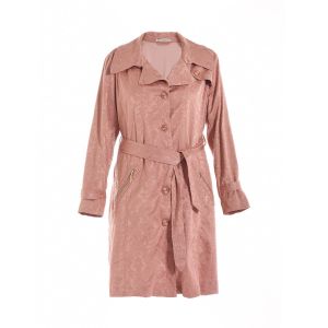 Buy cheap Button Closure Cool Womens Coats Long Sleeve With Belt Cold Proof from wholesalers