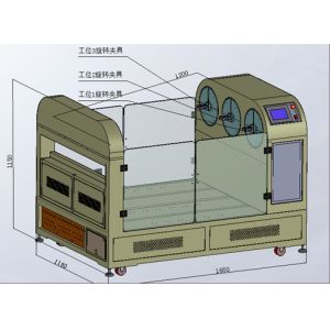 Buy cheap Bending Twisting Test Apparatus / Three Stations Curve Torsion Machine from wholesalers