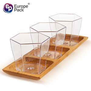 Buy cheap New style high quality transparent disposable plastic 60ml hexagon cup from wholesalers