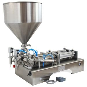 Buy cheap Small Automatic Sugar Chocolate Chili Honey Stick Heating Tank Paste High Viscosity Sauce Paste Gel Cream Filling Machine from wholesalers