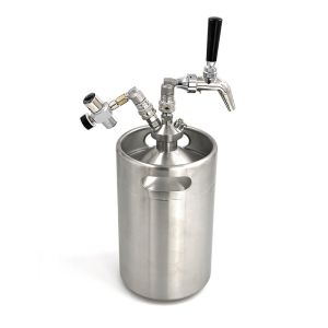 Buy cheap 4L Vacuum Ball Lock Mini Keg CO2 Pressurised Soda Keg Dispenser from wholesalers
