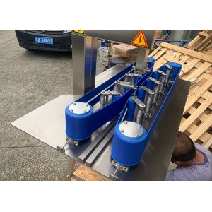 Buy cheap 28m/s Automatic Pig Feet Chicken Dark Half Cutter Machine from wholesalers
