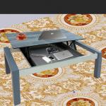 Buy cheap Grey Lift Top Coffee Table With Hidden Storage Compartment Space Save from wholesalers