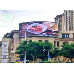 1R1G1B Full color 6mm Pitch Outdoor Led Advertising Screens panel 6500cd/m2