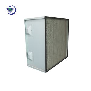 Buy cheap Class H14 Two Handles Box Type Hepa Air Filter With Alminum Foil from wholesalers
