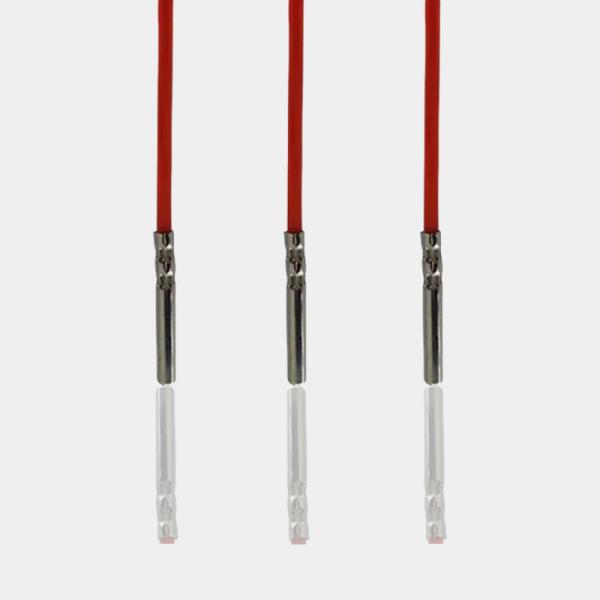 Stainless Steel 3 Wire Flexible PT100 Thermal Sensor RTD Platinum Resistance