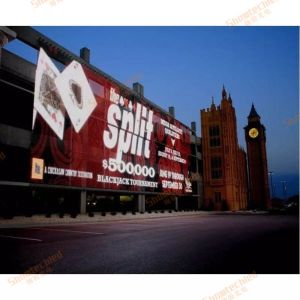 Media Facade LED Mesh Screen Custom Outdoor Shopping Mall Transparent P10.41