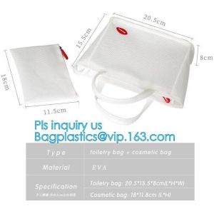 Women Mesh Shoulder Bag Handbag Travel Tote Beach Toiletry Storage Bag Case,