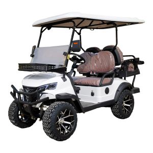 Buy cheap LED Lighting 4 Seater Golf Cart With 80km Travelling Range from wholesalers