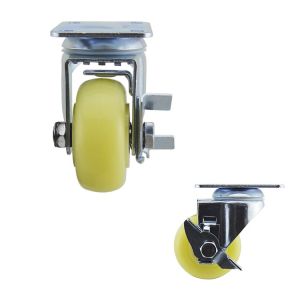 Buy cheap 75mm Wheel Side Locking Beige PP Medium Duty Casters from wholesalers