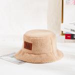 Buy cheap 58cm  Warm Winter Plush Faux Mink Fur Bucket Hat from wholesalers