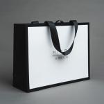 Buy cheap Luxury Custom Paper Packaging Shopping Bag With Logo from wholesalers