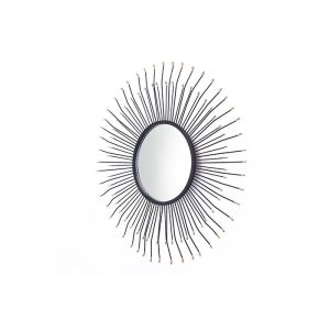 Buy cheap Sunburst Dotted Metal Wall Art Mirror from wholesalers