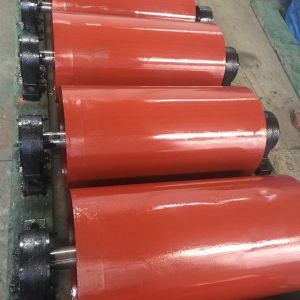 Buy cheap ASTM 1250mm Conveyor Belt Drive Pulley With Herringbone Lagging from wholesalers