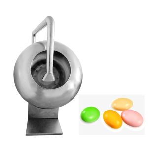 Buy cheap Chocolate Puffed Rice 28rpm 50kg/Batch Chocolate Coating Pan from wholesalers