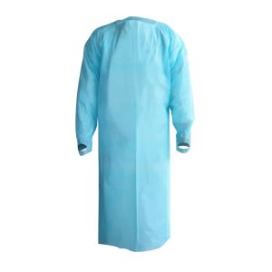 Buy cheap Long Sleeve Disposable CPE Gown With Thumb Loop Cuff from wholesalers