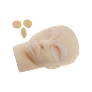 Buy cheap Emulsion Material Tattoo Practice Skin 3D Effect Silicone Head Model from wholesalers