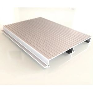 Buy cheap High Grade Silver Anodized Extruded Aluminum Planks Decking from wholesalers