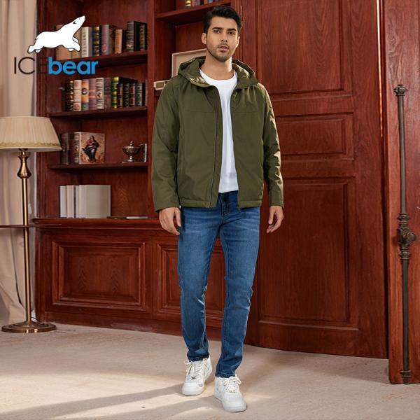 Quality Short Elegant Choice Autumn Spring Business Casual Hooded Cotton Jacket For Men for sale