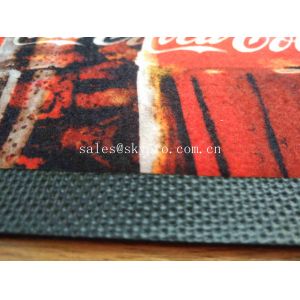 Buy cheap Thin No - woven Slip Wine PVC Rubber Bar Mat Custom Brand Logo Beer Drain Mats Decanters Accessories from wholesalers