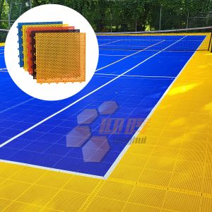 Buy cheap PP Modular FIBA Approved Tiles Flooring Portable Volleyball Fustal Basketball Court Flooring from wholesalers