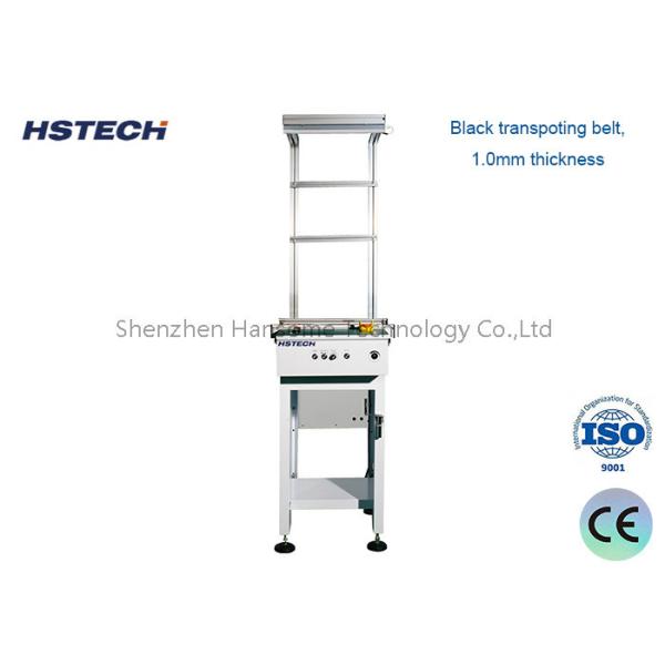 Quality Stainless Steel Manual Hand Crank ESD Belt PCB Handling Equipment with LED Button Control and SMEMA Signal for sale