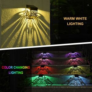 Buy cheap Outdoor Waterproof Solar Yard Fence Light Multiple Colors Solar LED Gate Pillar Light For Garden from wholesalers