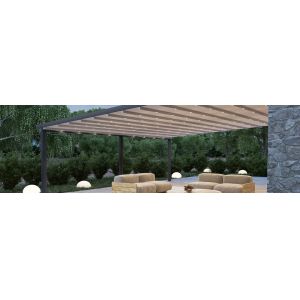 Buy cheap Anodic Oxidation Retractable Roof Pergola Automatic Rainproof PVC Durable from wholesalers