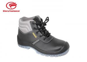 Buy cheap Fashionable Construction Genuine Leather Safety Shoes BK Mesh / Cambrelle Lining 6 Inch product