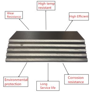 High Temp Resistance EK60 Carbon Vanes Vacuum Pump Blades for Gardner Denver VTA