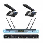 Buy cheap 80Hz - 16KHz UHF Wireless Microphone System Universal Cordless Microphone Set For Broadcast from wholesalers