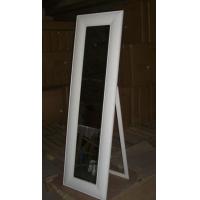 Buy cheap large size floor standing Mirror,wood cheval mirror product
