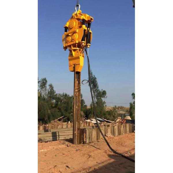 Excavator Attachments Piling Equipment Vibro Hydraulic Vibrator Pile Driver