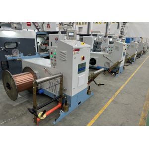 Buy cheap Bare Copper Wire Bunching Machine With Electric Changing Pitches Twist Direction S Or Z And PLC Control System from wholesalers